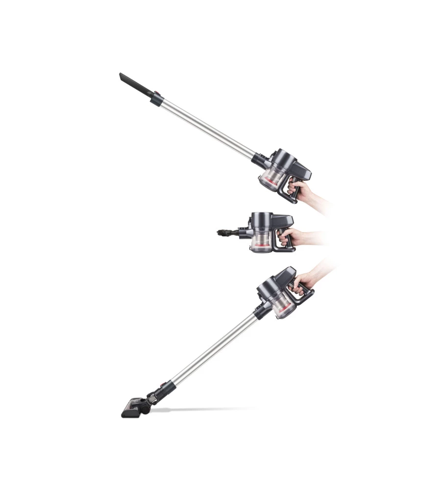 ASPIRAPOLVERE RICARICABILE CICLONICO, 120W